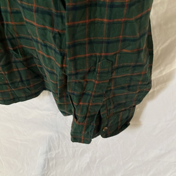 J. Crew: Green 100% Cotton Slim Fit Flannel Shirt- XXL - Picture 9 of 16